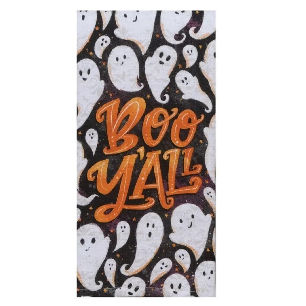 Kay Dee Designs Dual Purpose Terry Cloth Towel, Boo Y'all 26 Inches